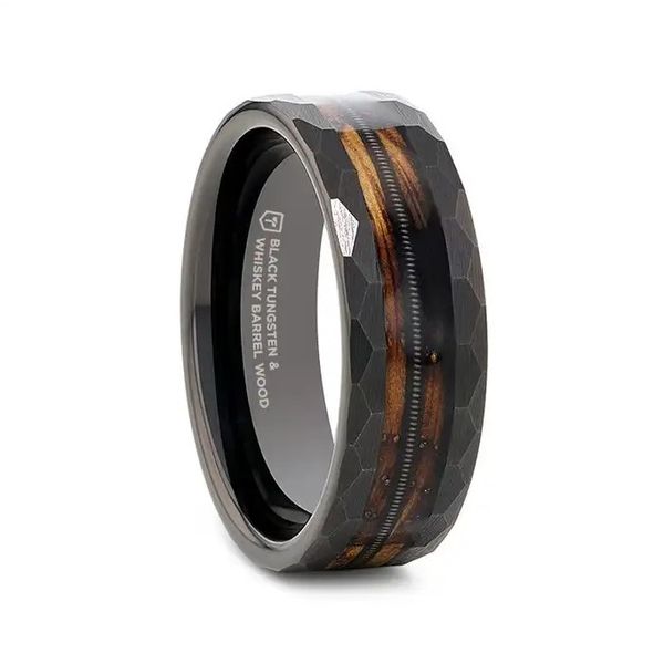 Tungsten, Whiskey Barrel, and Guitar String Wedding Band Minor Jewelry Inc. Nashville, TN
