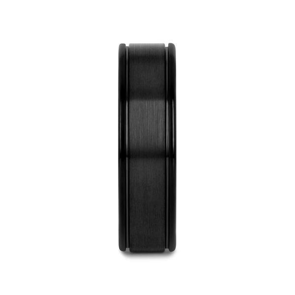 Black Tungsten Carbide 6mm Wedding Band Image 3 Minor Jewelry Inc. Nashville, TN