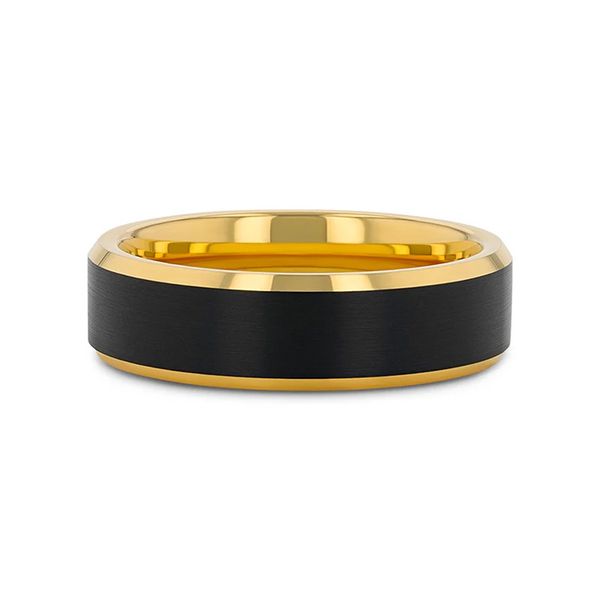 Yellow Gold Plated Tungsten 6mm Wedding Band Minor Jewelry Inc. Nashville, TN