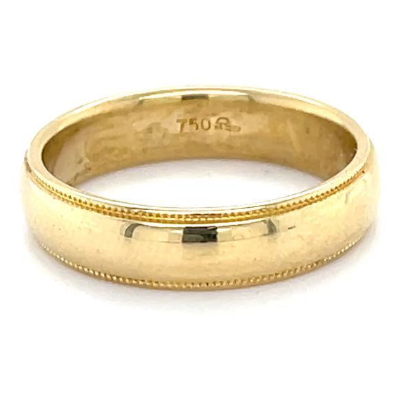 5mm Milgrain Yellow 18K Wedding Band Minor Jewelry Inc. Nashville, TN