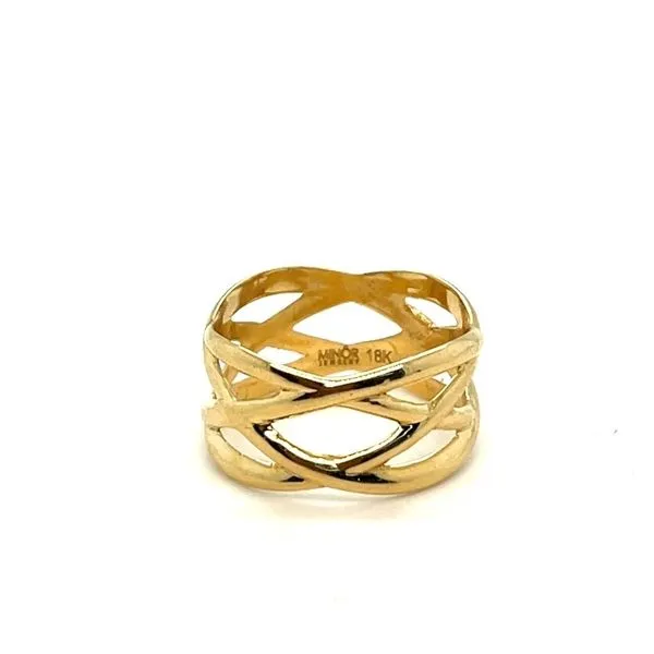 18K Yellow Gold Woven Designed Ring Minor Jewelry Inc. Nashville, TN