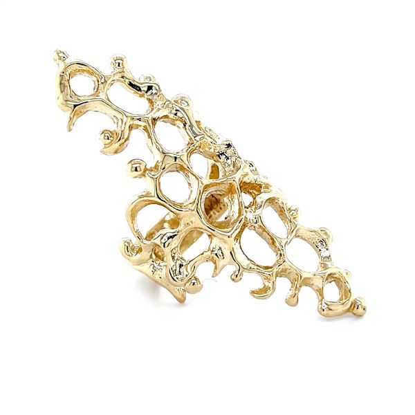 14K Yellow Gold Coral Free Form Ring Minor Jewelry Inc. Nashville, TN