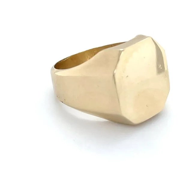 14KY Minor-Made Octagonal Signet Ring Image 3 Minor Jewelry Inc. Nashville, TN