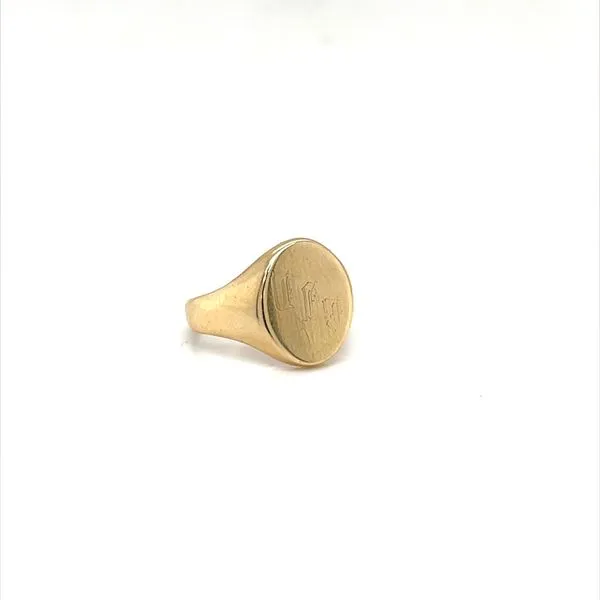 10K Yellow Gold Signet Ring Image 2 Minor Jewelry Inc. Nashville, TN