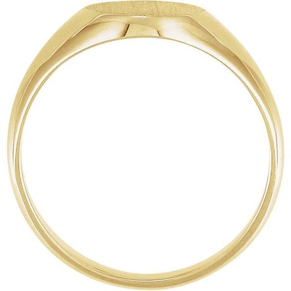 14K Yellow Gold Signet Ring Image 2 Minor Jewelry Inc. Nashville, TN