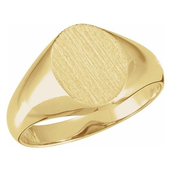 14K Yellow Gold Signet Ring Minor Jewelry Inc. Nashville, TN