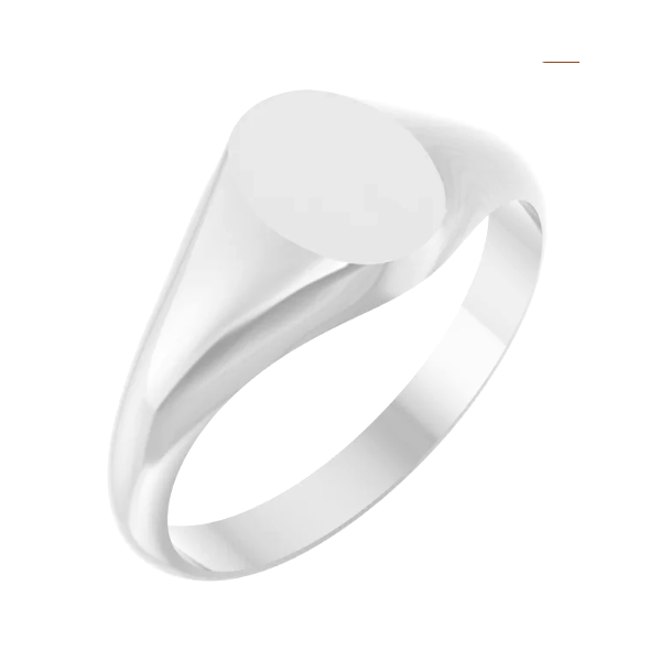 Sterling Silver 8x6 mm Oval Signet Ring Minor Jewelry Inc. Nashville, TN