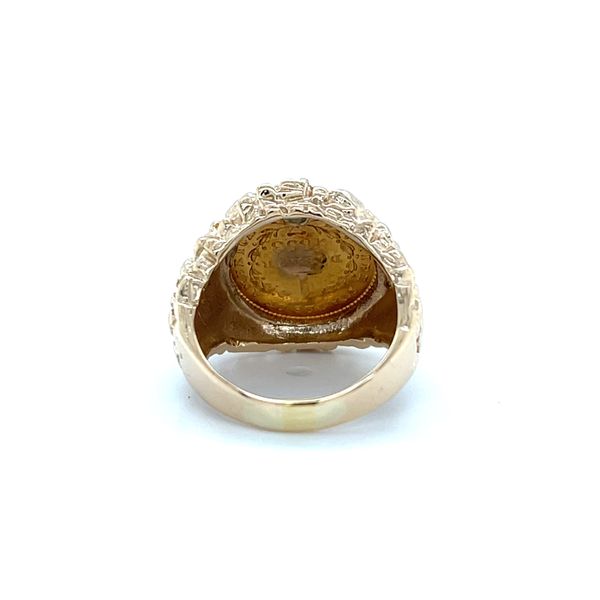 14K Yellow Gold 1853 $1 Dollar Coin Ring Image 4 Minor Jewelry Inc. Nashville, TN