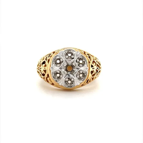 10K Yellow Gold Custer Ring Mounting Minor Jewelry Inc. Nashville, TN