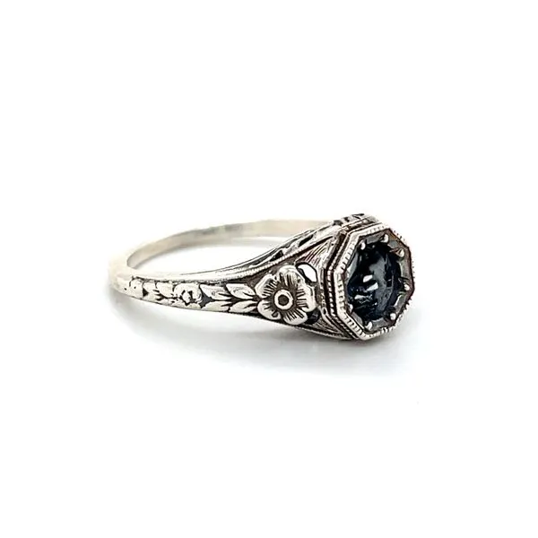 Sterling Silver Filigree Solitaire Mounting Image 3 Minor Jewelry Inc. Nashville, TN