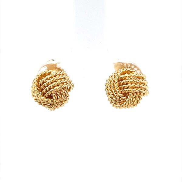 18K Yellow Gold Estate Love Knot Earrings Minor Jewelry Inc. Nashville, TN