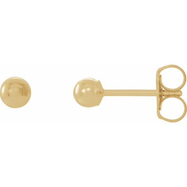 14K Yellow Gold Ball Stud Earrings Minor Jewelry Inc. Nashville, TN