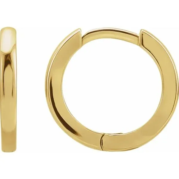 14K Yellow Gold Hinged Hoop Earrings Minor Jewelry Inc. Nashville, TN