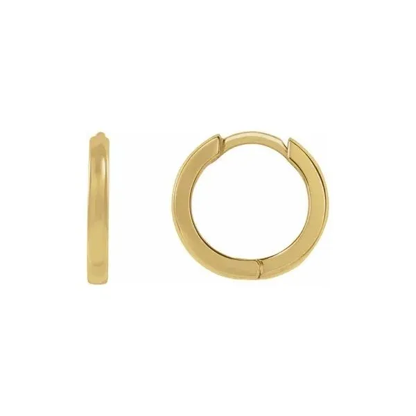 14K Yellow Gold Hinged Hoop Earrings Minor Jewelry Inc. Nashville, TN