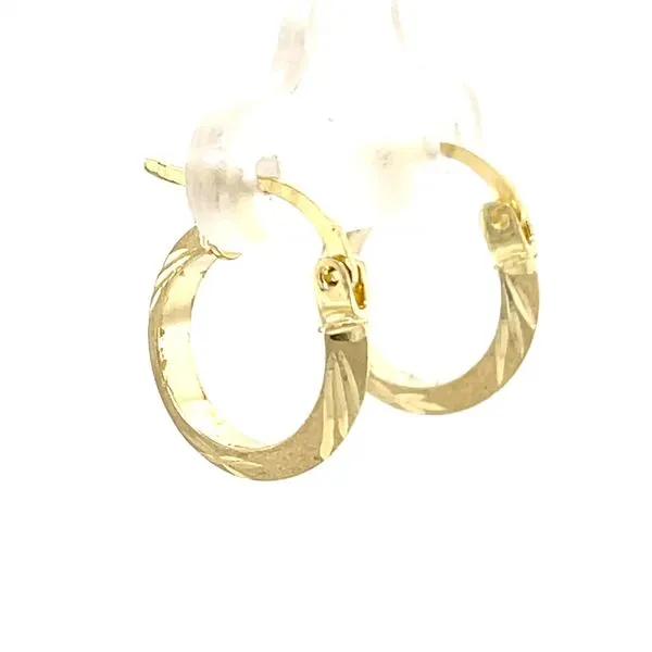 10K Yellow Gold Small Hoop Earrings Minor Jewelry Inc. Nashville, TN