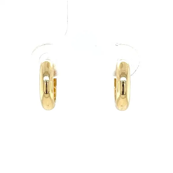 14K Yellow Gold Puffed Huggie Earrings Minor Jewelry Inc. Nashville, TN