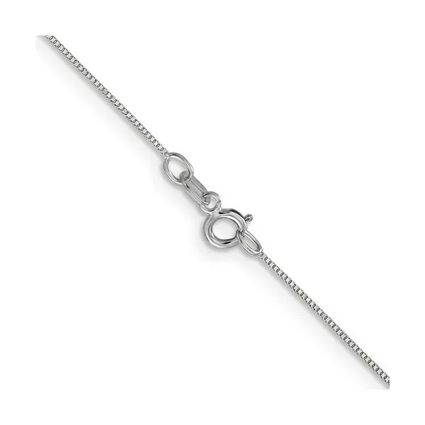White gold box chain discount