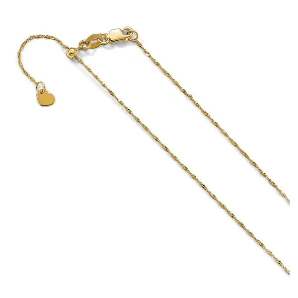 10K Yellow Gold 0.8mm Fancy Link Chain Minor Jewelry Inc. Nashville, TN