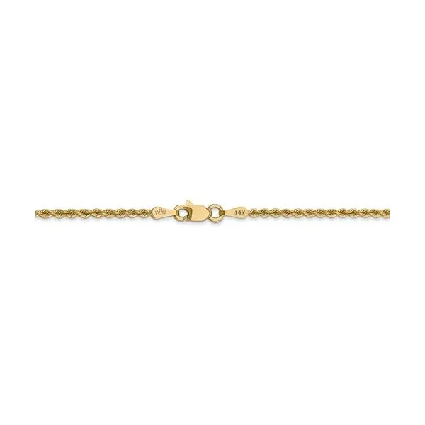 14K Yellow Gold Rope Chain Image 2 Minor Jewelry Inc. Nashville, TN