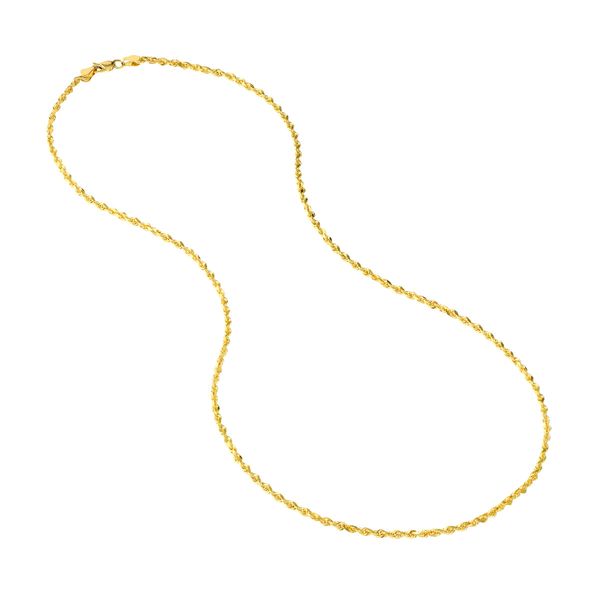 10K Yellow Gold 2.15mm Rope Chain Image 3 Minor Jewelry Inc. Nashville, TN
