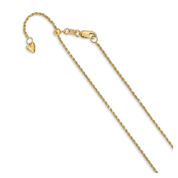 14K Yellow Gold Adjustable Rope Chain Minor Jewelry Inc. Nashville, TN