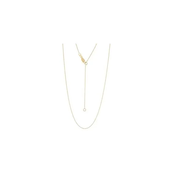 14K Yellow Gold 1.7mm Paper Clip Chain Minor Jewelry Inc. Nashville, TN