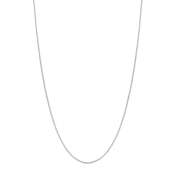 14K White Gold .66mm  Box Chain Image 2 Minor Jewelry Inc. Nashville, TN