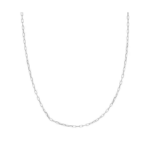 14K White Gold 1.7mm Paperclip Chain Minor Jewelry Inc. Nashville, TN