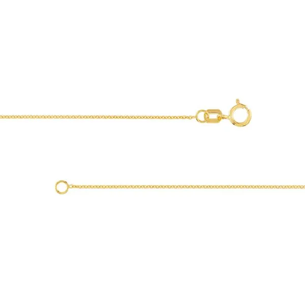 14K yellow gold 0.9mm Cable Link Chain Minor Jewelry Inc. Nashville, TN