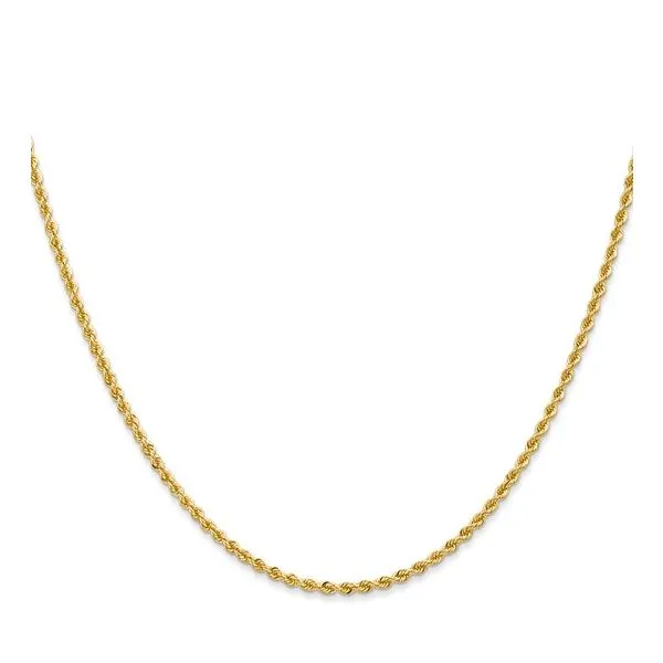14K Yellow Gold Rope Chain Image 2 Minor Jewelry Inc. Nashville, TN