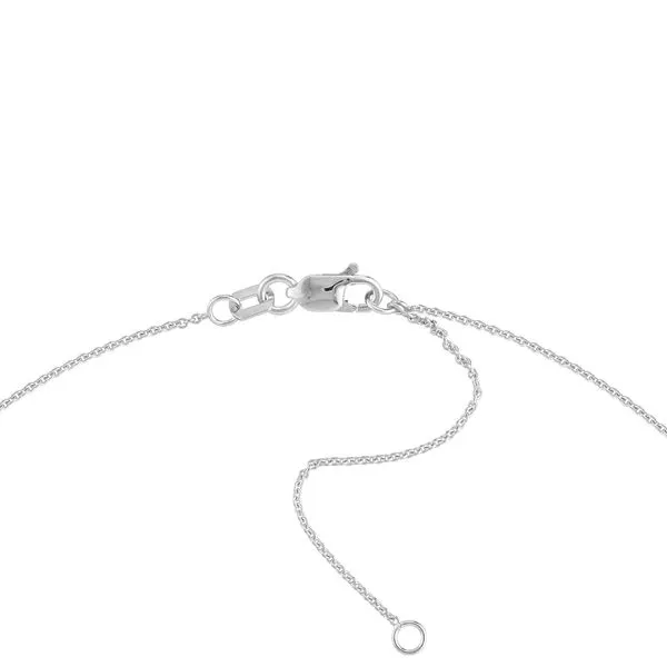 14K White Gold 0.9mm Cable Chain Image 3 Minor Jewelry Inc. Nashville, TN