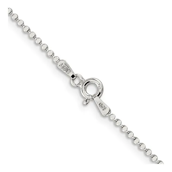 Sterling Silver Square Fancy Beaded Chain Image 2 Minor Jewelry Inc. Nashville, TN