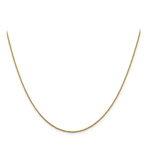 14K Yellow Gold 0.9mm Box Chain Image 3 Minor Jewelry Inc. Nashville, TN