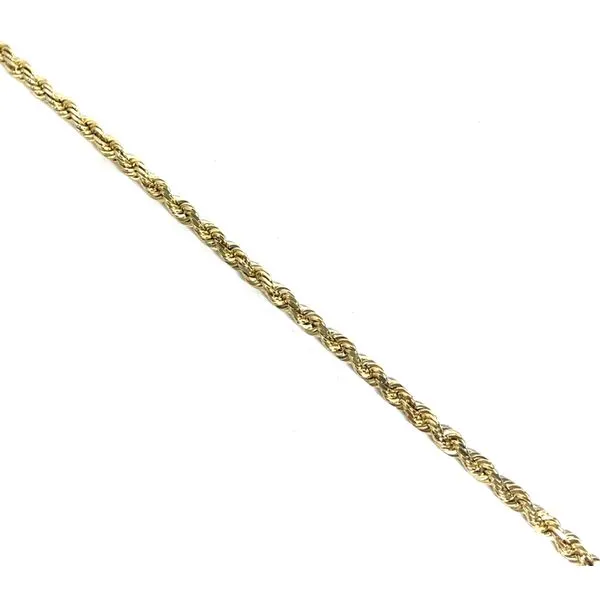 10K Yellow Gold Estate 5.0mm Diamond Cut Solid Gold Rope Chain Minor Jewelry Inc. Nashville, TN
