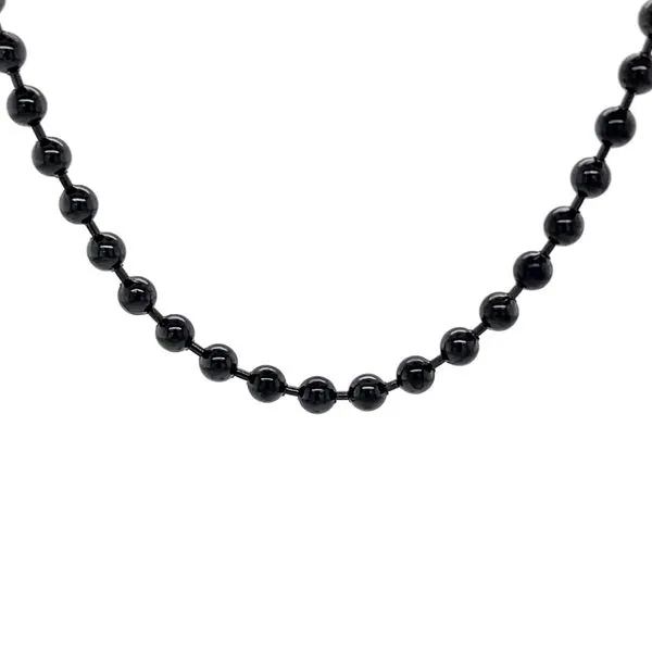 Stainless Steel 3mm Black Bead Chain