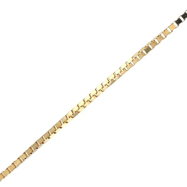 14K Yellow Gold Estate 1.5mm Box Chain Image 3 Minor Jewelry Inc. Nashville, TN