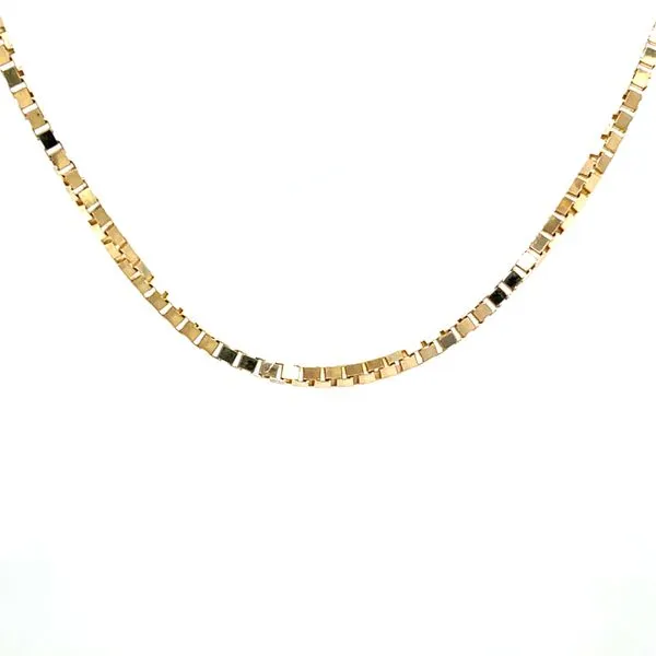 14K Yellow Gold Estate 1.5mm Box Chain Minor Jewelry Inc. Nashville, TN