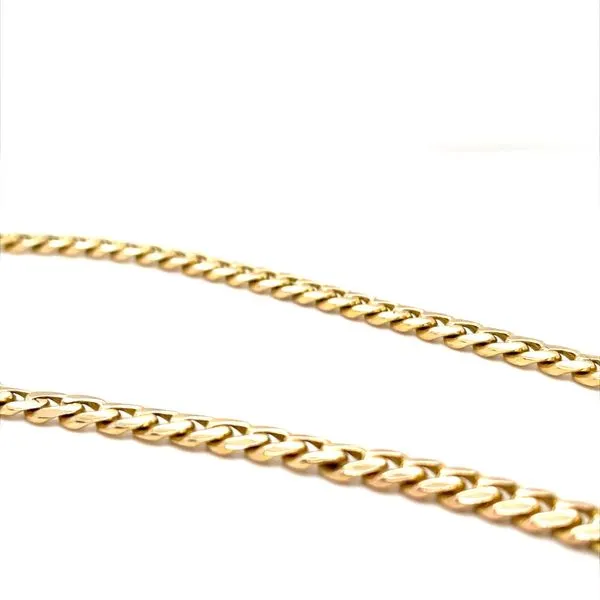 14K Yellow Gold Curb Link Chain Necklace Image 2 Minor Jewelry Inc. Nashville, TN