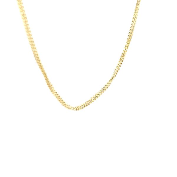 10K Yellow Gold 1.3mm Franco Chain Image 5 Minor Jewelry Inc. Nashville, TN
