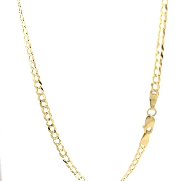 10K Yellow Gold Flat Light-Weight Curb Chain Minor Jewelry Inc. Nashville, TN