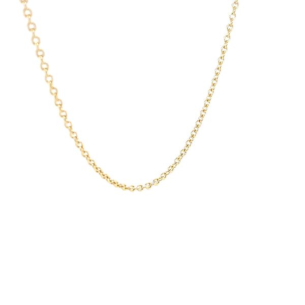 14K Yellow Gold 1.3mm Cable Chain Image 4 Minor Jewelry Inc. Nashville, TN