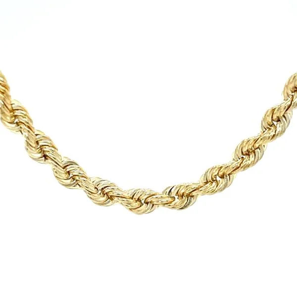 10K Yellow Gold 3.25mm. Diamond-Cut Rope Chain Image 2 Minor Jewelry Inc. Nashville, TN