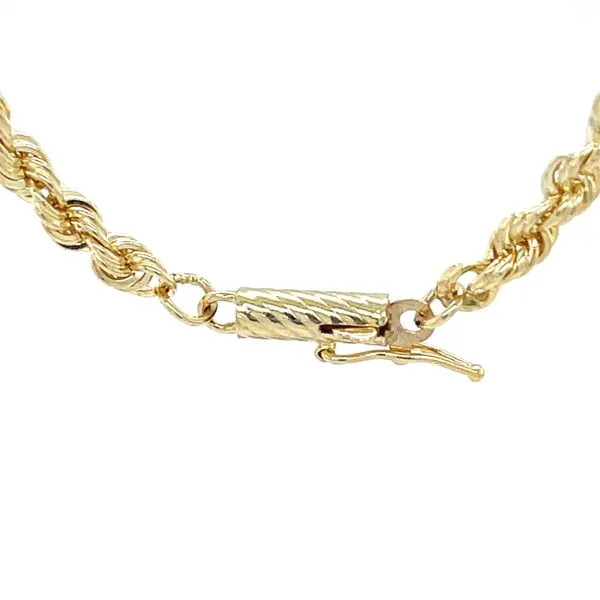 10K Yellow Gold 3.25mm. Diamond-Cut Rope Chain Image 3 Minor Jewelry Inc. Nashville, TN