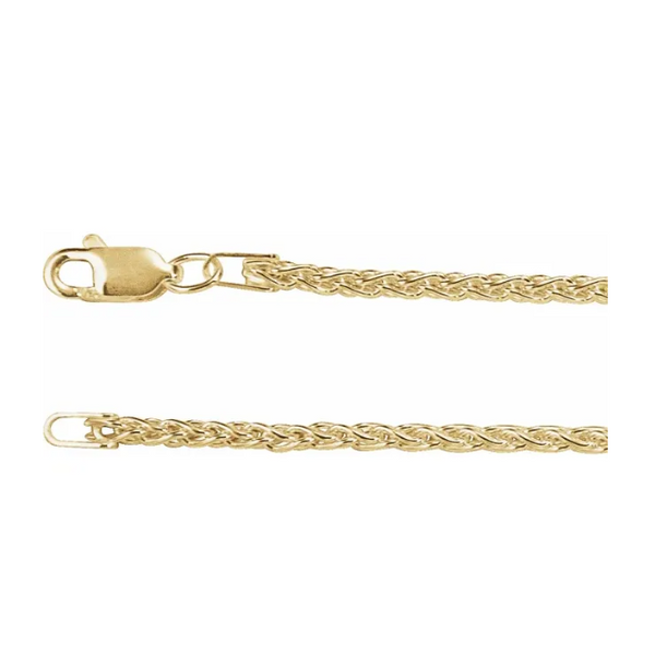 14K Yellow Gold-Filled 2.25 mm Wheat 20