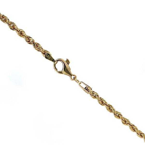 14K Yellow Gold 2.5mm Diamond Cut Rope Chain Image 2 Minor Jewelry Inc. Nashville, TN