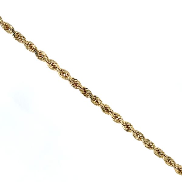 14K Yellow Gold 2.5mm Diamond Cut Rope Chain Minor Jewelry Inc. Nashville, TN