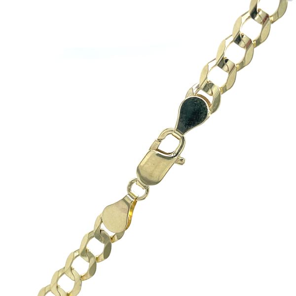 10K Yellow Gold 5.8mm 24 Inch Curb Chain Image 2 Minor Jewelry Inc. Nashville, TN
