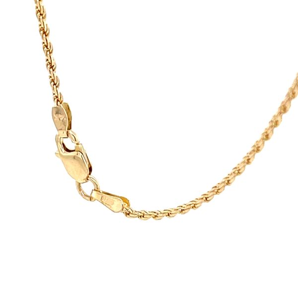 14K Yellow Gold Estate 0.9mm Diamond-Cut Rope Chain Image 3 Minor Jewelry Inc. Nashville, TN