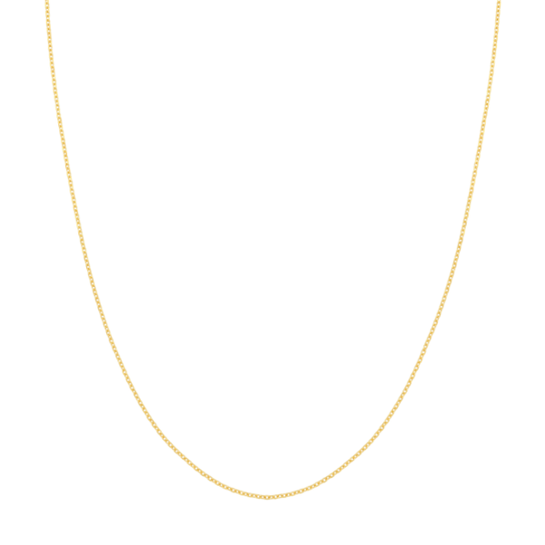 14K Yellow Gold 1.25mm 18-Inch Diamond-Cut Cable Chain Minor Jewelry Inc. Nashville, TN