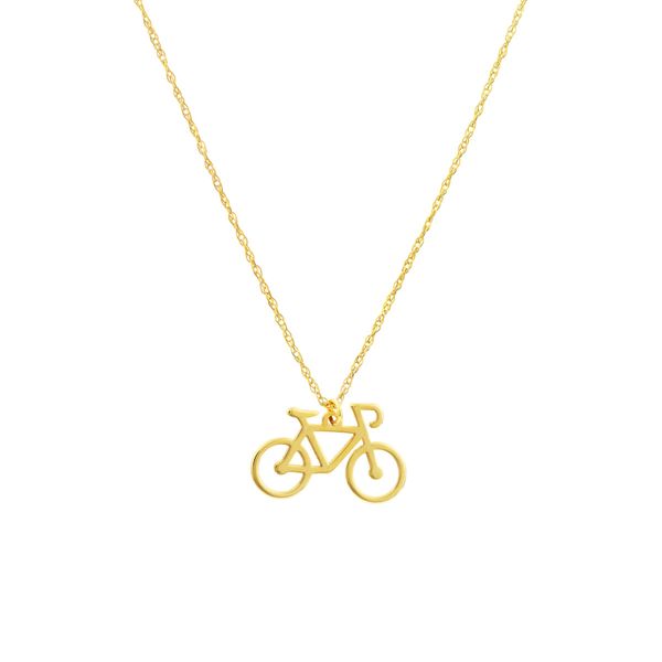 14K Adjustable Bicycle Pendant Necklace Minor Jewelry Inc. Nashville, TN